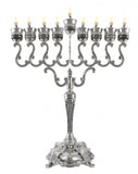 Big Hanukkah Menorah 21”x19” Silver plated