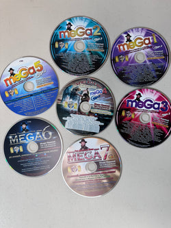 SET OF MEGA DISCS 1-7.